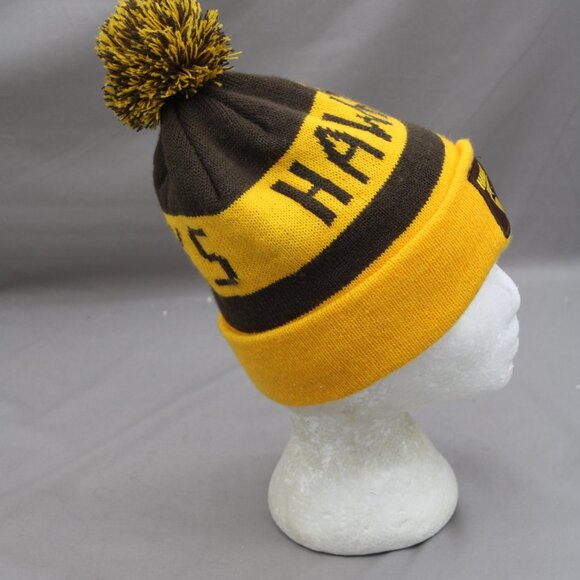 AFL Toque / Beanie - Hawthorn Hawks Wrap Graphic - Adult Stretch Fit - Picture 6 of 8